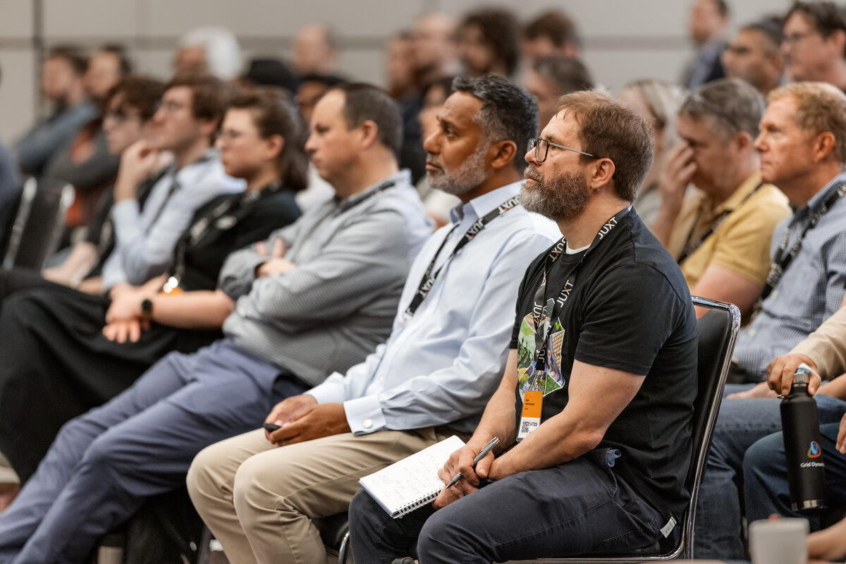 Engaged audience at XT25